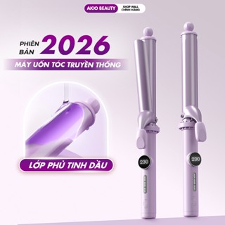  Máy uốn tóc xoăn truyền thống Hàn Quốc Akio có lớp sơn phủ dầu bảo vệ tóc đường kính uốn 28mm 32mm 