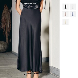   Best Seller  Chân Váy Dài Nữ Mermaid Black White Chất Vải Lụa Tô Châu Thoải Mái WCV037 SOMEHOW 