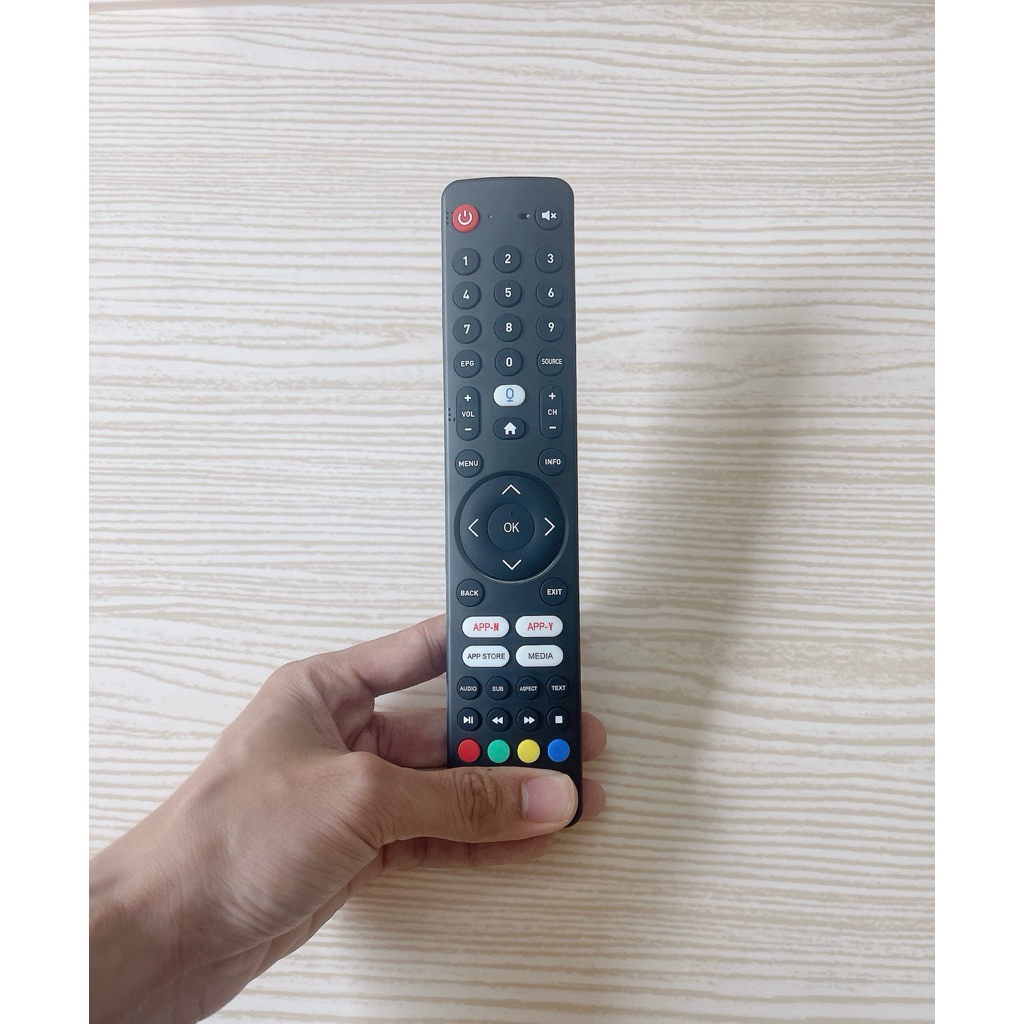 Điều khiển Tivi Renova giọng nói cao cấp( Dùng cho Tivi Renova có mẫu điều khiển như hình.