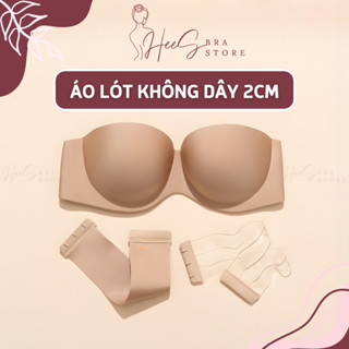  Áo Cúp Ngực Hở Lưng Dây Trong Dây Ngang Chống Tuột Áo Lót Nữ Đúc Su Không Dây Nâng Ngực HeeS218 