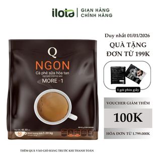  Cà phê sữa Ngon hòa tan 3in1  20gr x túi 60 gói  - Trần Quang 