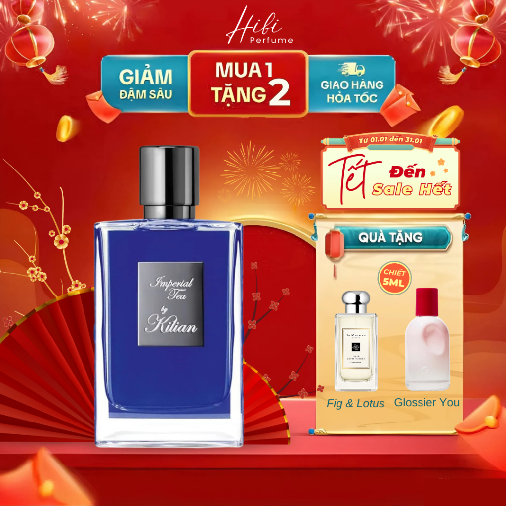 Chiết 10ml Nước hoa unisex Kilian Imperial Tea hương thơm thanh khiết, quyến rũ - hibi erfume