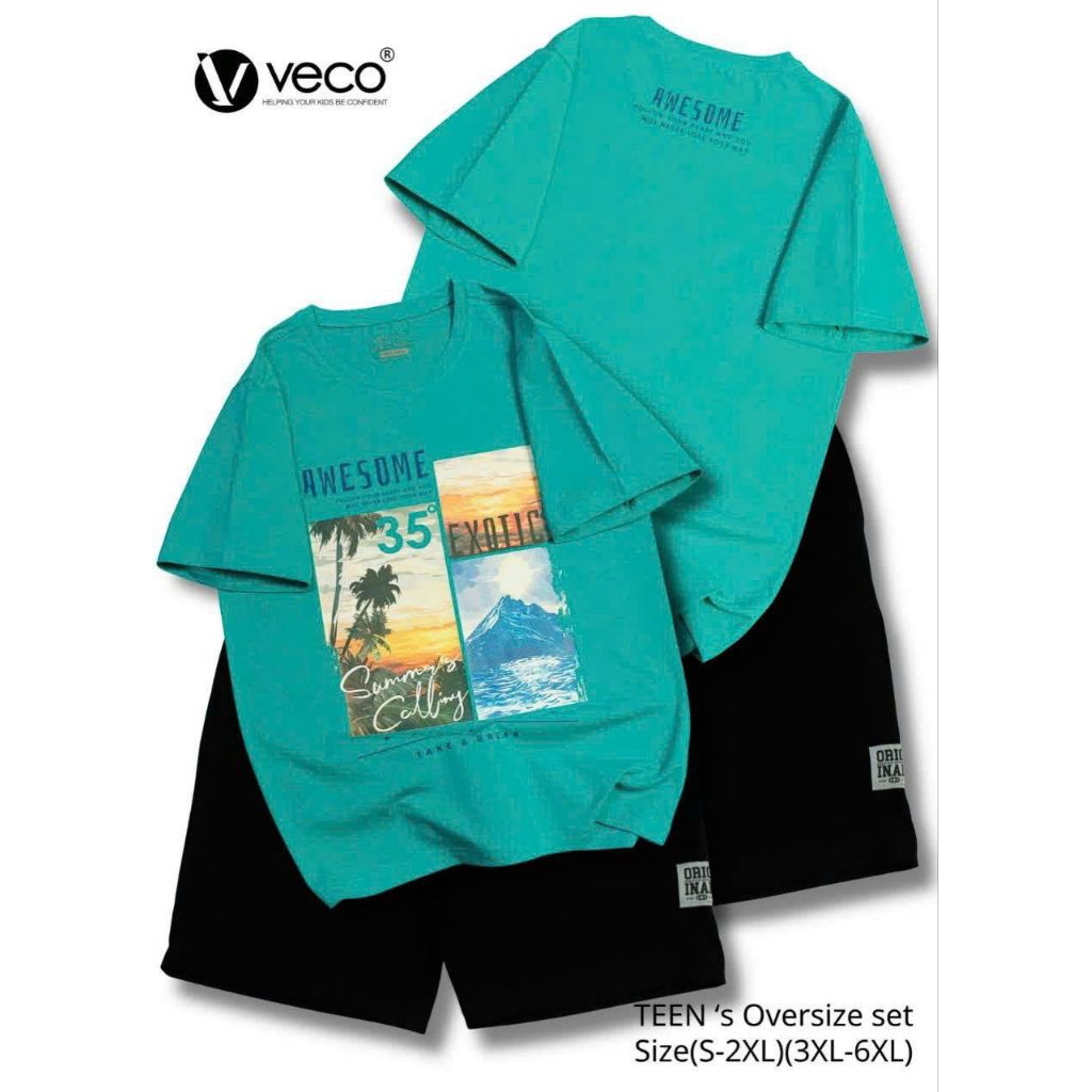 [ hàng mới] BỘ THUN VECO PHONG CẢNH 45-75kg