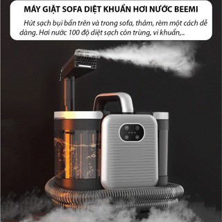  Bản TIẾNG VIỆT  Máy Giặt Hút Bụt Sofa Cầm Tay BEEMI Siêu Sạch giặt sấy ga giường đệm thảm...diệt khuẩn hơi nóng 