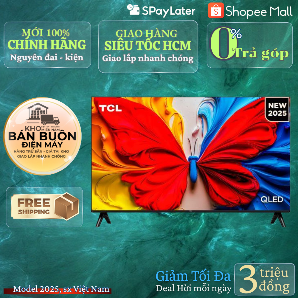 40S5K - Google Tivi QLED TCL AI FHD 40 inch 40S5K - Hàng chính hãng