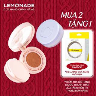  Combo Lemonade Phấn nước Supermatte Cushion 15g và Phấn Phủ Supermatte No Makeup Loose Powder 9g 