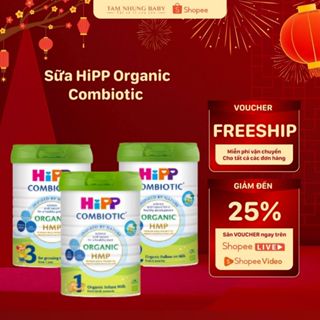  Sữa HiPP Organic Combiotic Số 1 2 3 Cho Bé 0-3 Tuổi Tăng Đề Kháng Dễ Tiêu Hóa DHA Lợi Khuẩn - Tâm Nhung Baby 