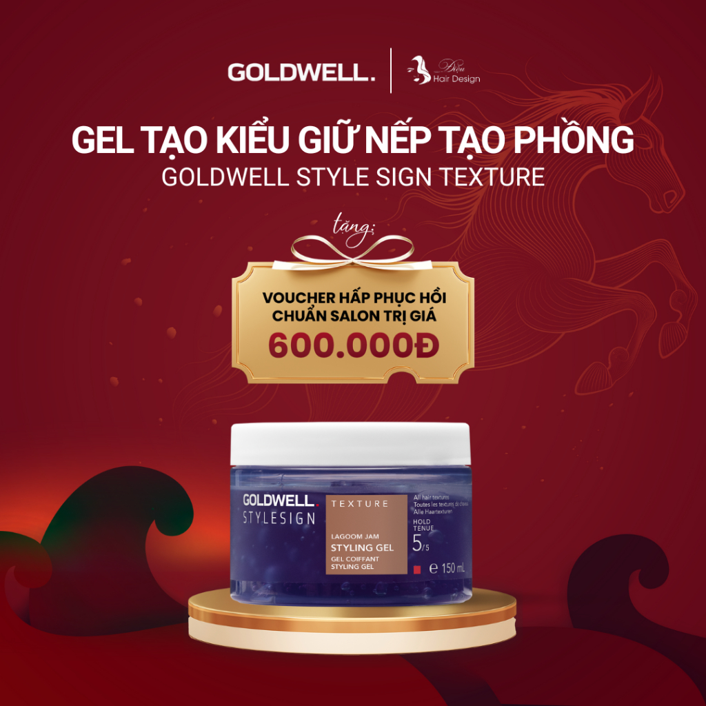 Gel Tạo Kiểu Tóc Goldwell Lagoom Jam Giữ Nếp Lâu Với Kết Cấu Và Độ Phồng Lên Đến 72 Giờ 150ml