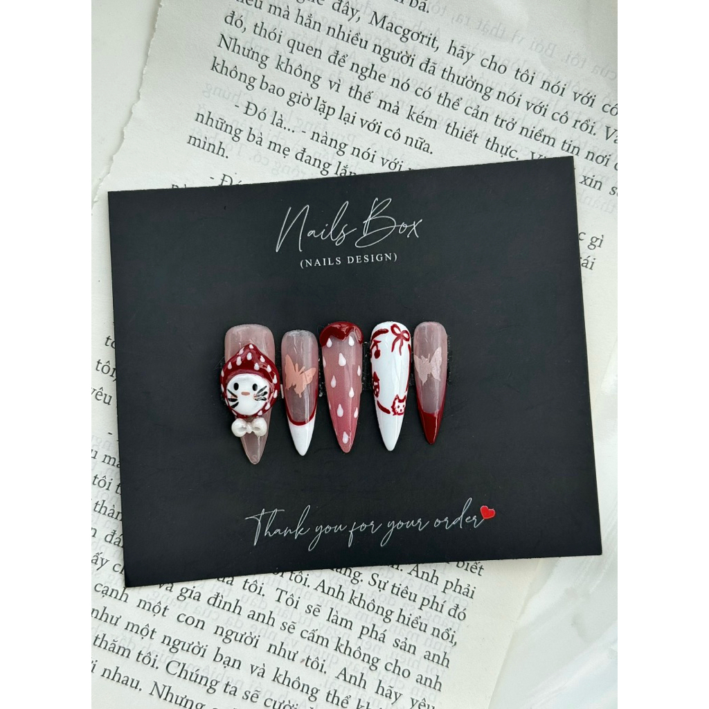 Nailbox H356 thiết kế thủ công Xinh Đẹp Bền Chống nước Sơn Gel