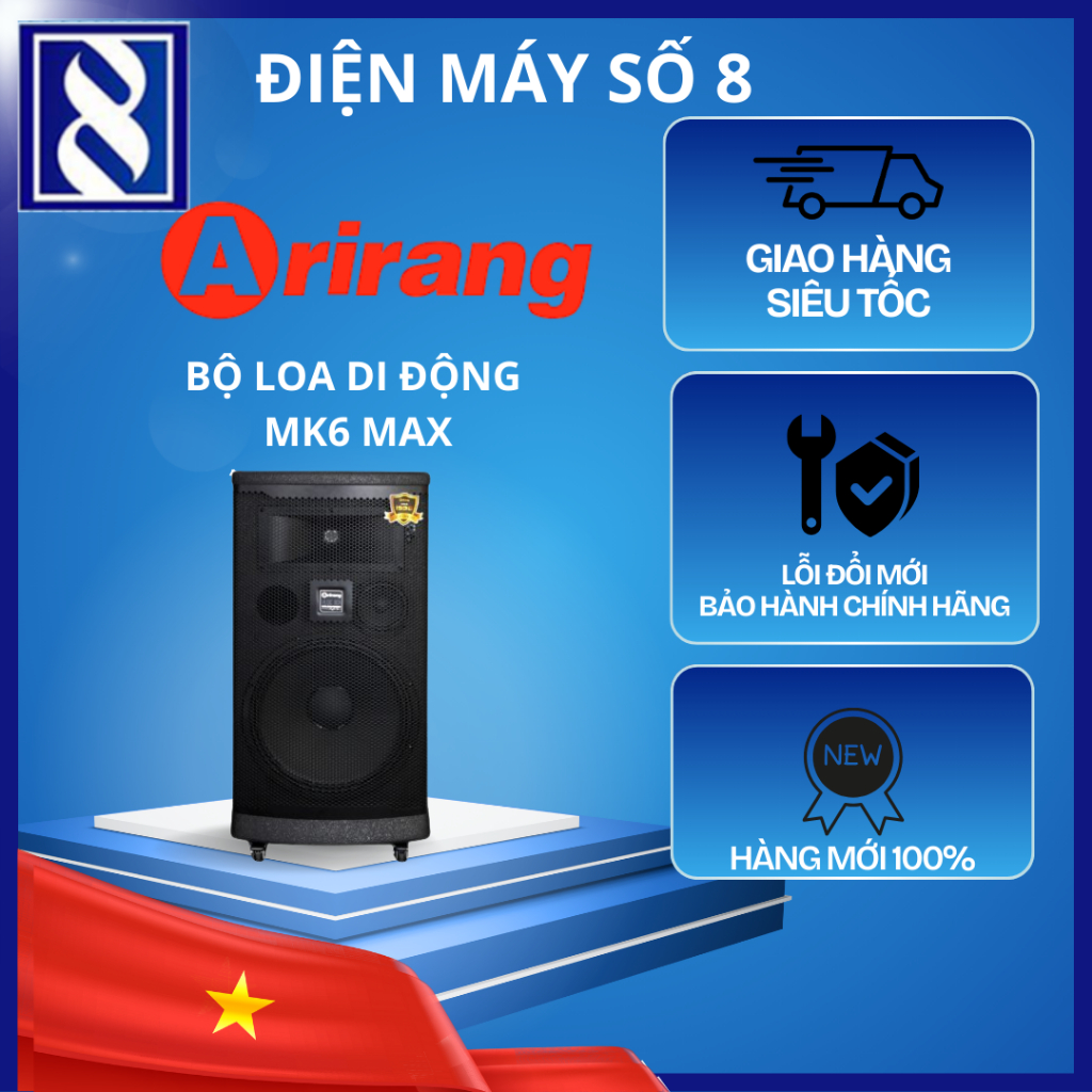 Điện Máy Số 8 | MK6 MAX | Bộ loa di động MK6 MAX - Chính Hãng