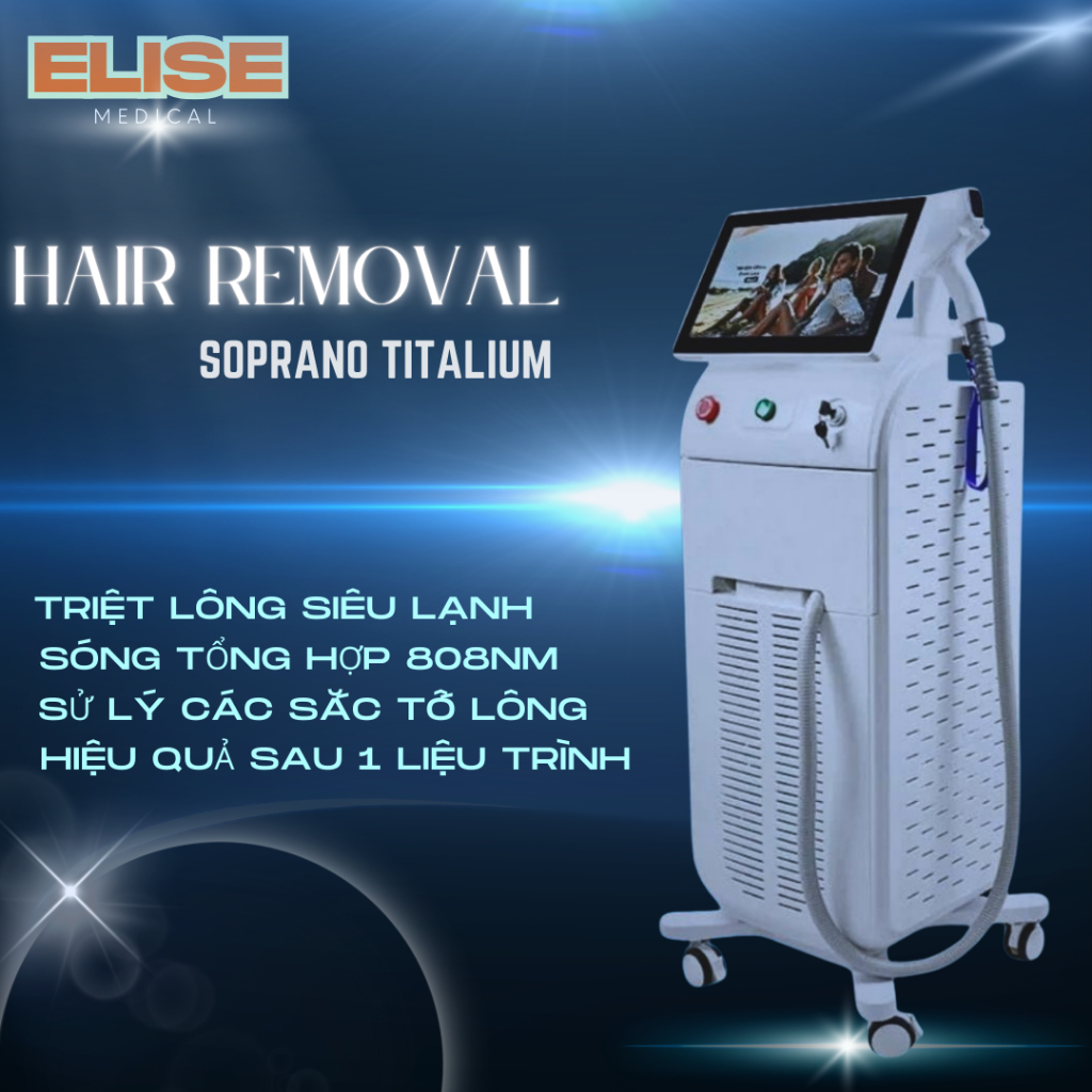 Máy triệt lông Diode Laser Soprano Máy triệt lông lạnh Máy triệt lông vĩnh viễn