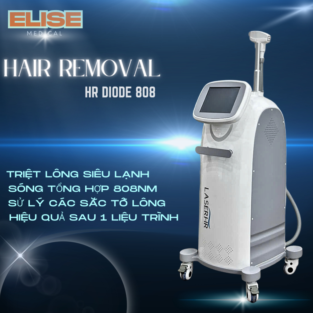 Máy triệt lông Diode Laser HR 808 Máy triệt lông laser diode