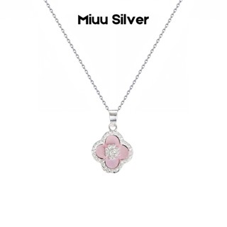  Dây chuyền bạc nữ Miuu Silver vòng cổ nữ hoa anh đào Sakura Necklace 