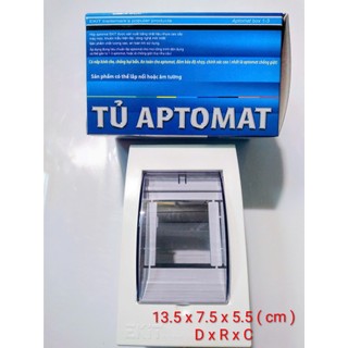 Vỏ tủ điện âm tường 1-3 EKIT ( âm tường 13.5 x 7.5 x 5.5 cm )
