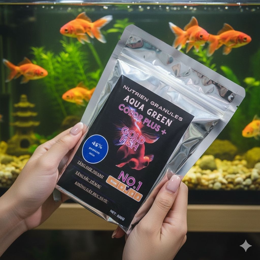 Cám cá vàng 45% đạm AQUA GREEN