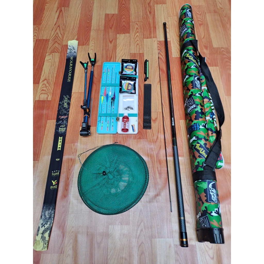 bộ cần câu tya yg 10h kèm bao cần và phụ kiện