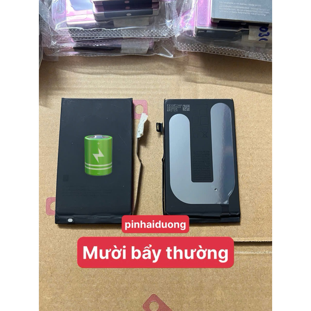 pin mười bảy thường (17g) zin hãng