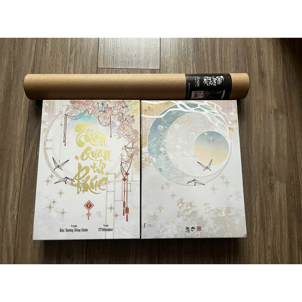 Bọc sách Thiên quan tứ phúc 1 st nguyên seal