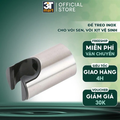 Đế cài INOX 304 dùng cho vòi xịt vệ sinh và tay sen C'MON DC-05
