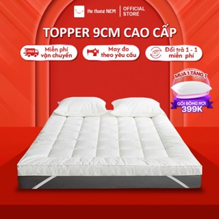  Nệm Topper Dày 5cm 9cm Hệ Thống Nệm Cao Cấp Chính Hãng Tấm Nệm Topper Dày Trải Giường Sàn Êm Ái Xuất Nhật Làm Mềm Nệm 