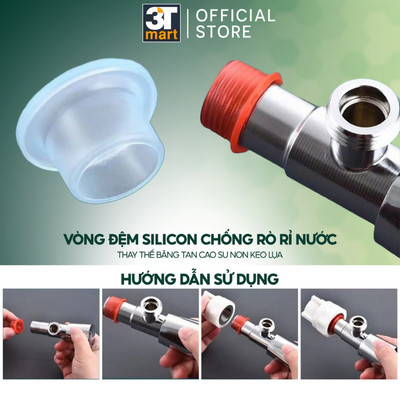 Vòng Đệm Silicone Chống Rò Rỉ Vòi Nước C’MON KL-02 – Thay Thế Băng Tan, Cao Su Non