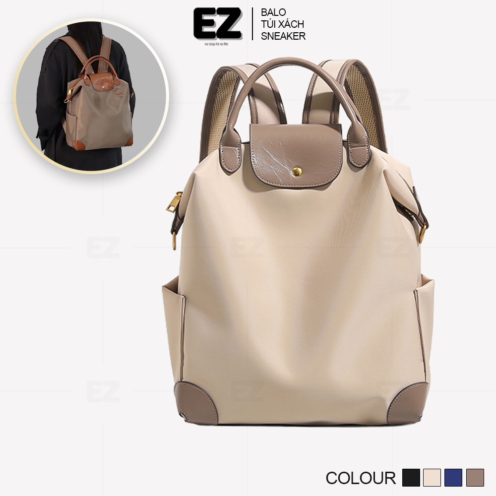 Cặp nữ thời trang EZ BALO BLN26 Balo nữ đi học đi làm đi chơi đựng laptop 14 inch