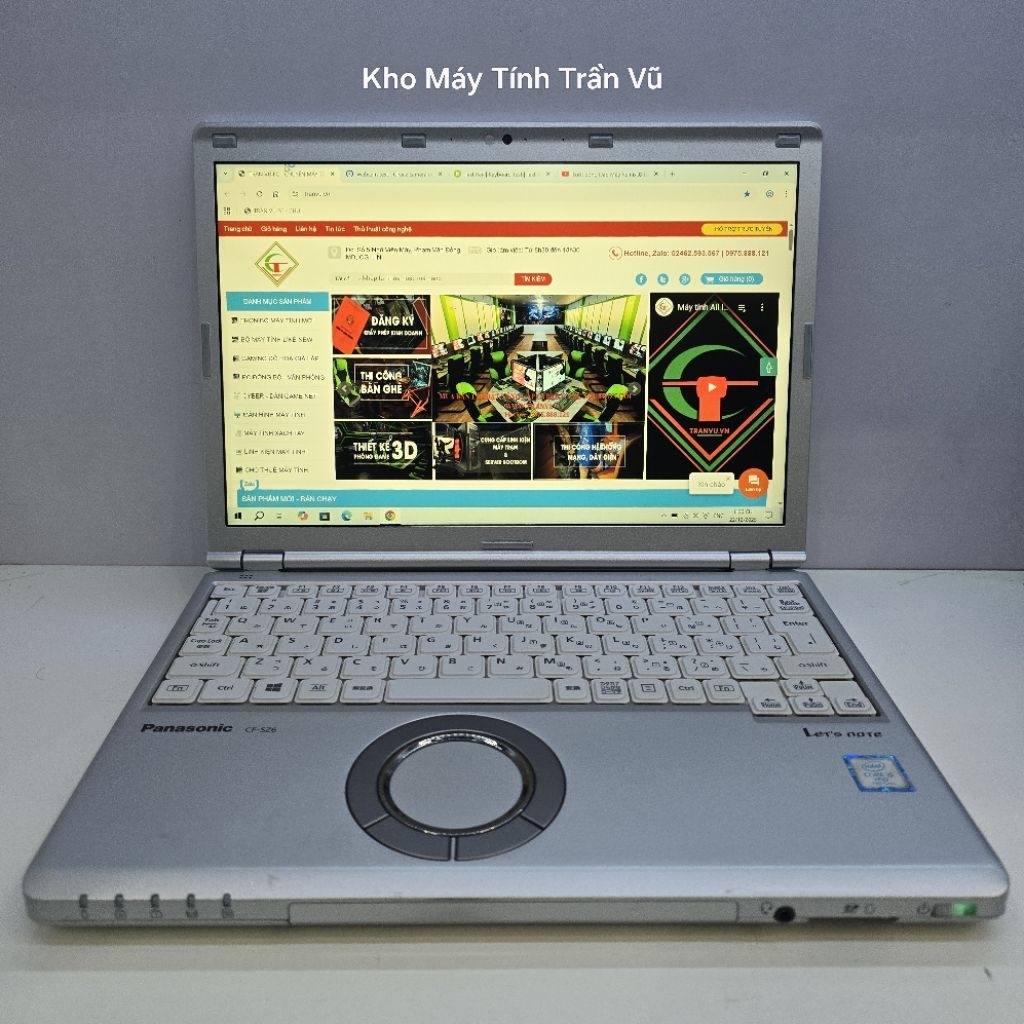 [SIÊU NHẸ] Laptop Panasonic chuẩn Nhật Win bản quyền i5 7300 RAM 8 SSD 256G chỉ 0.8Kg cực kỳ ổn định