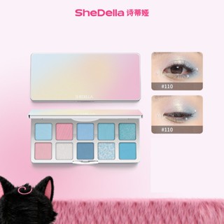  Bảng Phấn Mắt Nữ 10 Ô Màu Mộng Mơ Shedella 10gr 