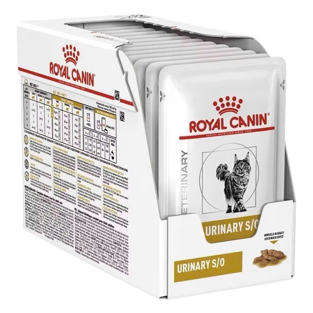 [Hộp 12 gói] Pate Royal Canin Cho Mèo Sỏi Thận Royal Canin Urinary S/O Loaf 85g