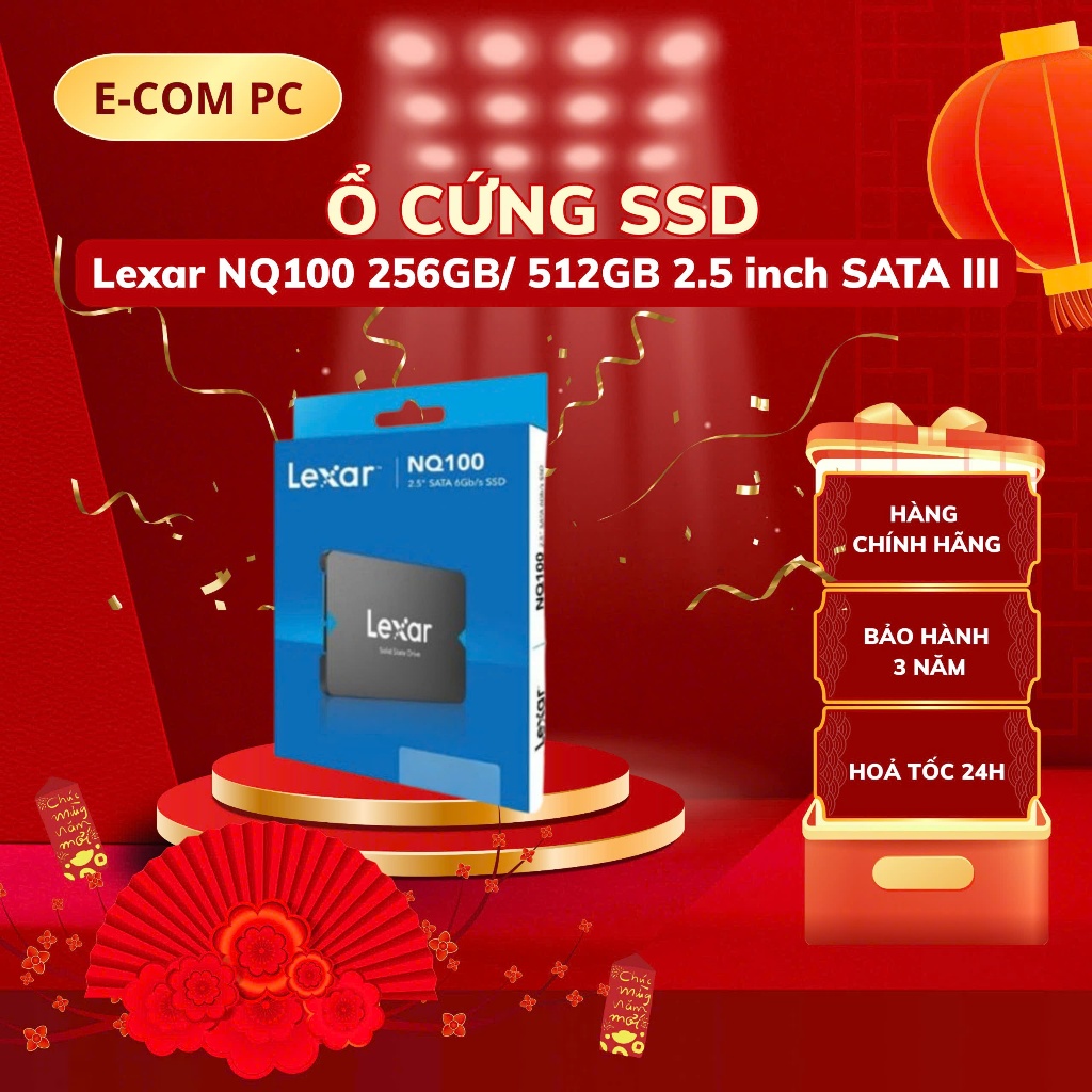 Ổ cứng SSD Lexar NQ100 256GB/ 512GB 2.5 inch SATA III
