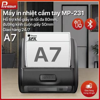Máy In Nhiệt In Bill Hóa Đơn, In Vận Đơn, MP 231-Kết Nối Bluetooth-Sử dụng KD, Kho Vận, Siêu Thị