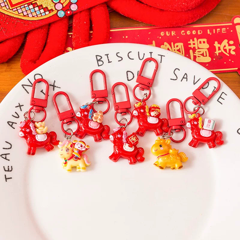Móc Khóa Charm Ngựa ( Bính Ngọ ) - Màu Vàng Ngẫu Nhiên