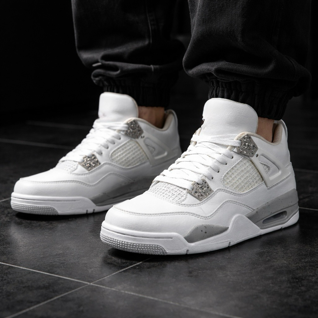 Giầy thể thao 2xstore màu trắng xám đế cao 5cm Fullbox