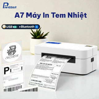 Máy In Nhiệt A7 In Đơn Hàng Rhebar IP 805– Mã Vạch – In Tem Nhãn- Khổ 40–80mm-Keo Tự Dính-USB / Bluetooth