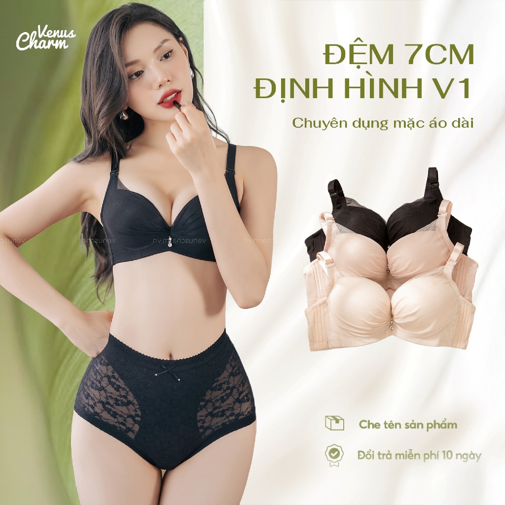 Áo lót có gọng nâng đẩy tạo khe quyến rũ đệm dày 4cm Venus Charm 5026
