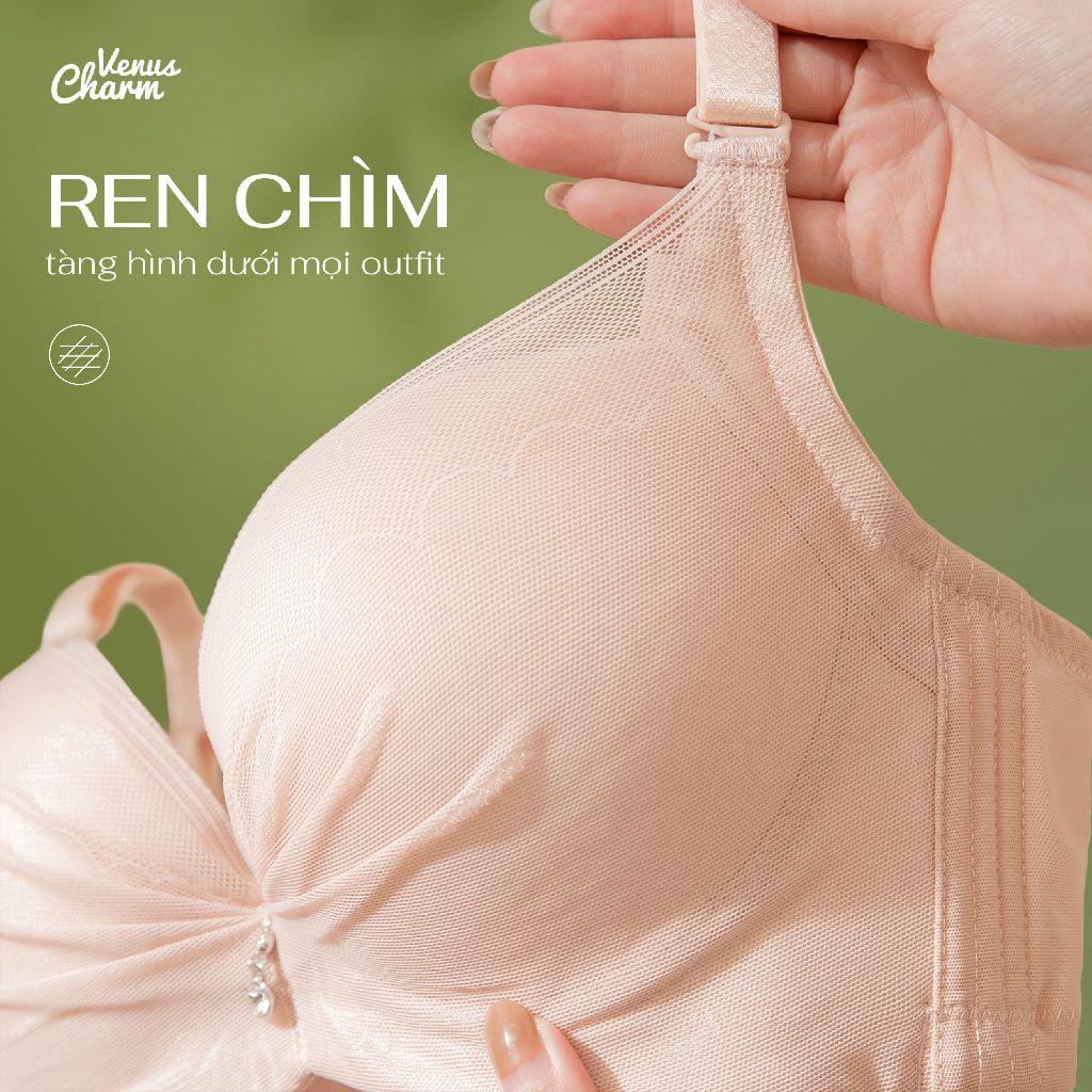 Áo lót có gọng nâng đẩy tạo khe quyến rũ đệm dày 4cm Venus Charm 5026 | BigBuy360 - bigbuy360.vn
