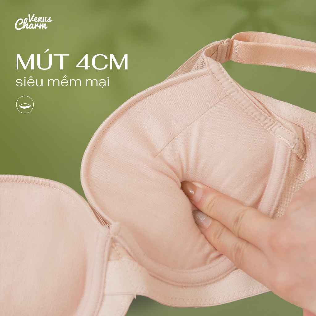 Áo lót có gọng nâng đẩy tạo khe quyến rũ đệm dày 4cm Venus Charm 5026 | BigBuy360 - bigbuy360.vn