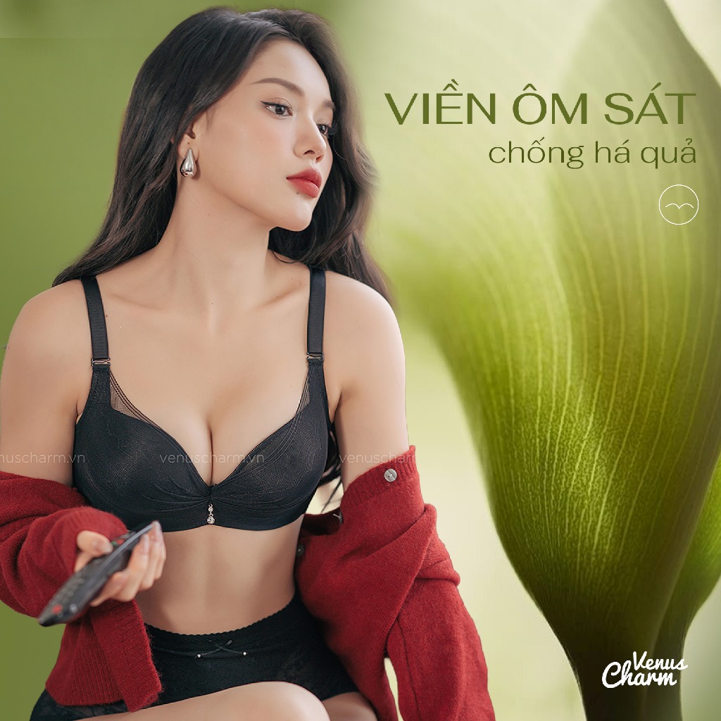 Áo lót có gọng nâng đẩy tạo khe quyến rũ đệm dày 4cm Venus Charm 5026 | BigBuy360 - bigbuy360.vn