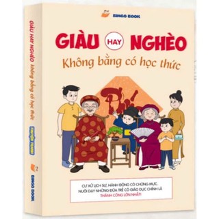Sách - Giàu Hay Nghèo Không Bằng Có Học Thức