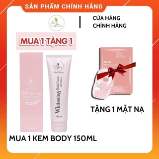   MUA 1 TẶNG 1  Kem body men bia MINIGARDEN 150ml Whitening Body Cream nâng tone dưỡng da make up 