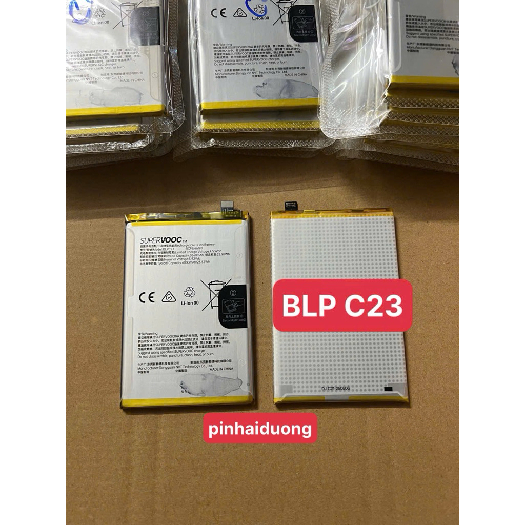 pin oppo/realme BLP C23(supervooc) zin hãng