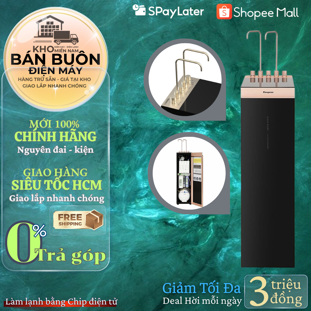 KGHC12A2 Máy lọc nước Kangaroo Sumire Hydrogen ion kiềm nóng lạnh KGHC12A2
