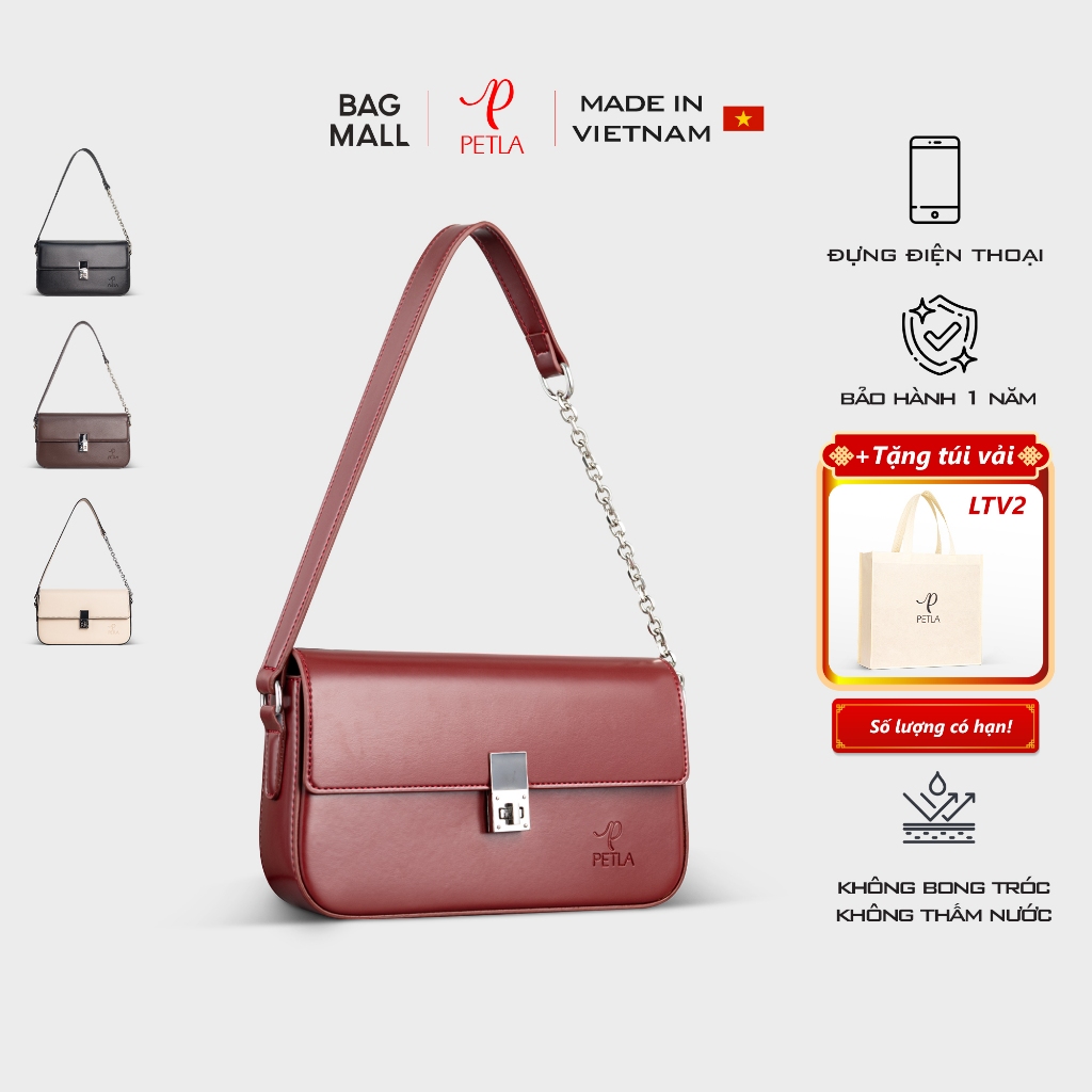 Túi da đeo vai nữ thời trang PETLA LN15