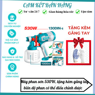 Máy phun sơn công suất 530W biên độ phun có thể điều chỉnh TOTAL TT4506