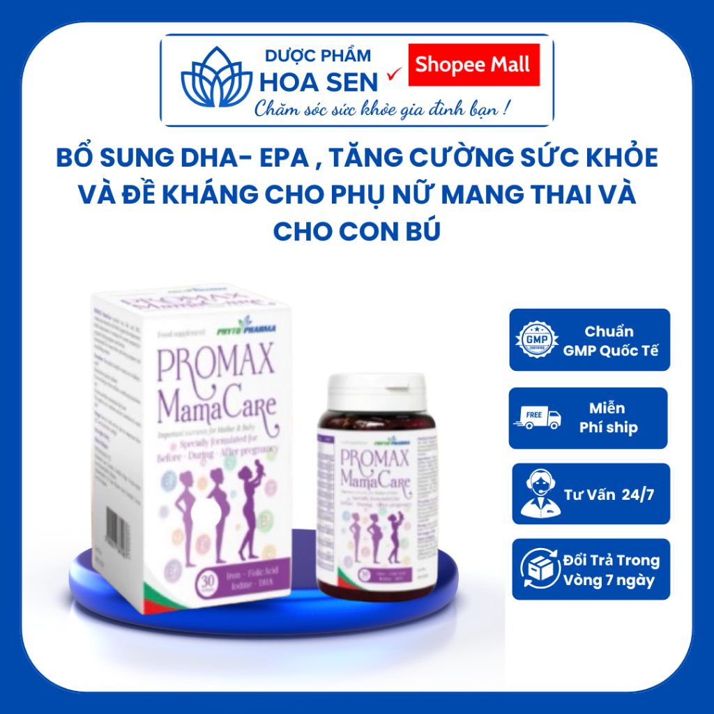 {CHÍNH HÃNG} Viên Uống Bầu Mama Care – Bổ Sung DHA, Sắt, Acid Folic Cho Mẹ Và Bé Trong Suốt Thai Kỳ 