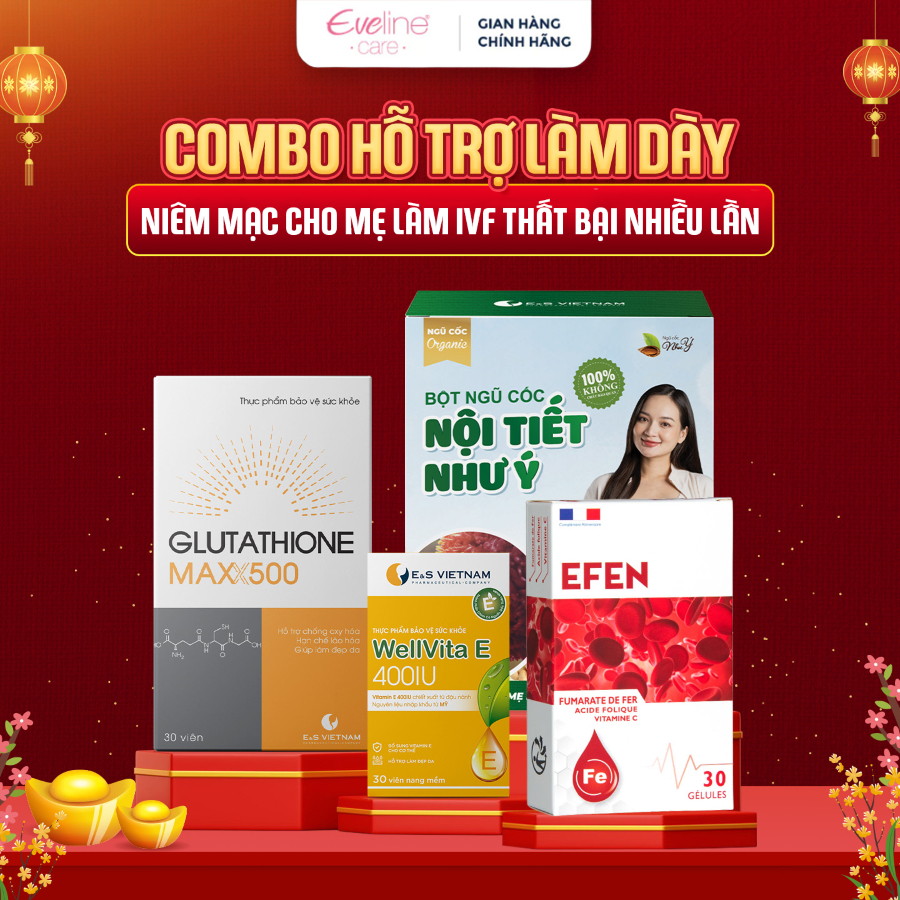 Combo Làm Đẹp Niêm Mac Cho Mẹ Làm IVF Thất Bại Nhiều Lần