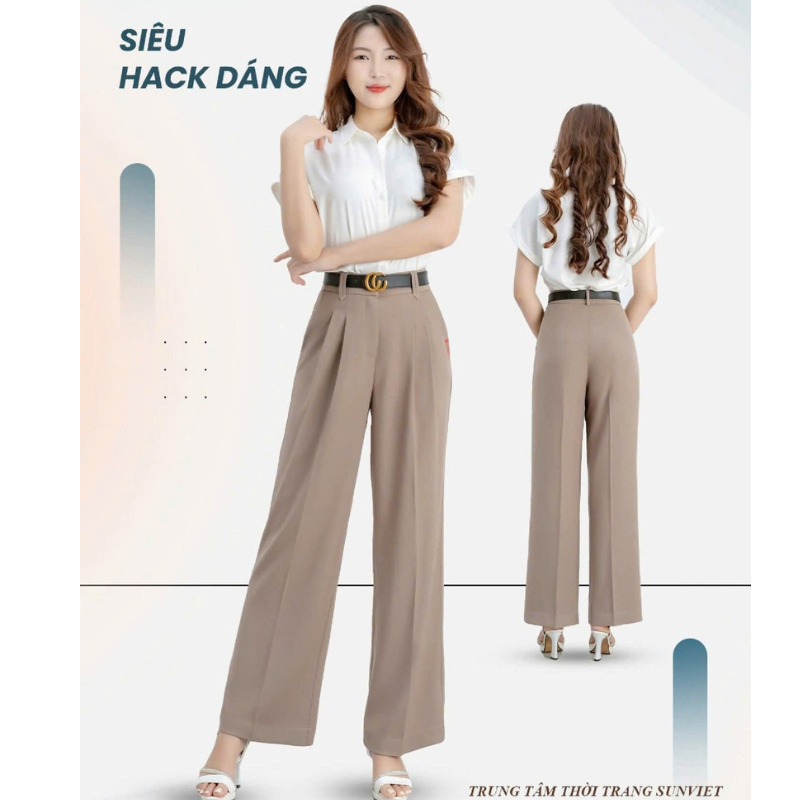 Quần Nữ Ống Rộng Shilux Cao Cấp – Sang Trọng, Thời Thượng & Tôn Dáng Hoàn Hảo - SLQD05 | BigBuy360 - bigbuy360.vn