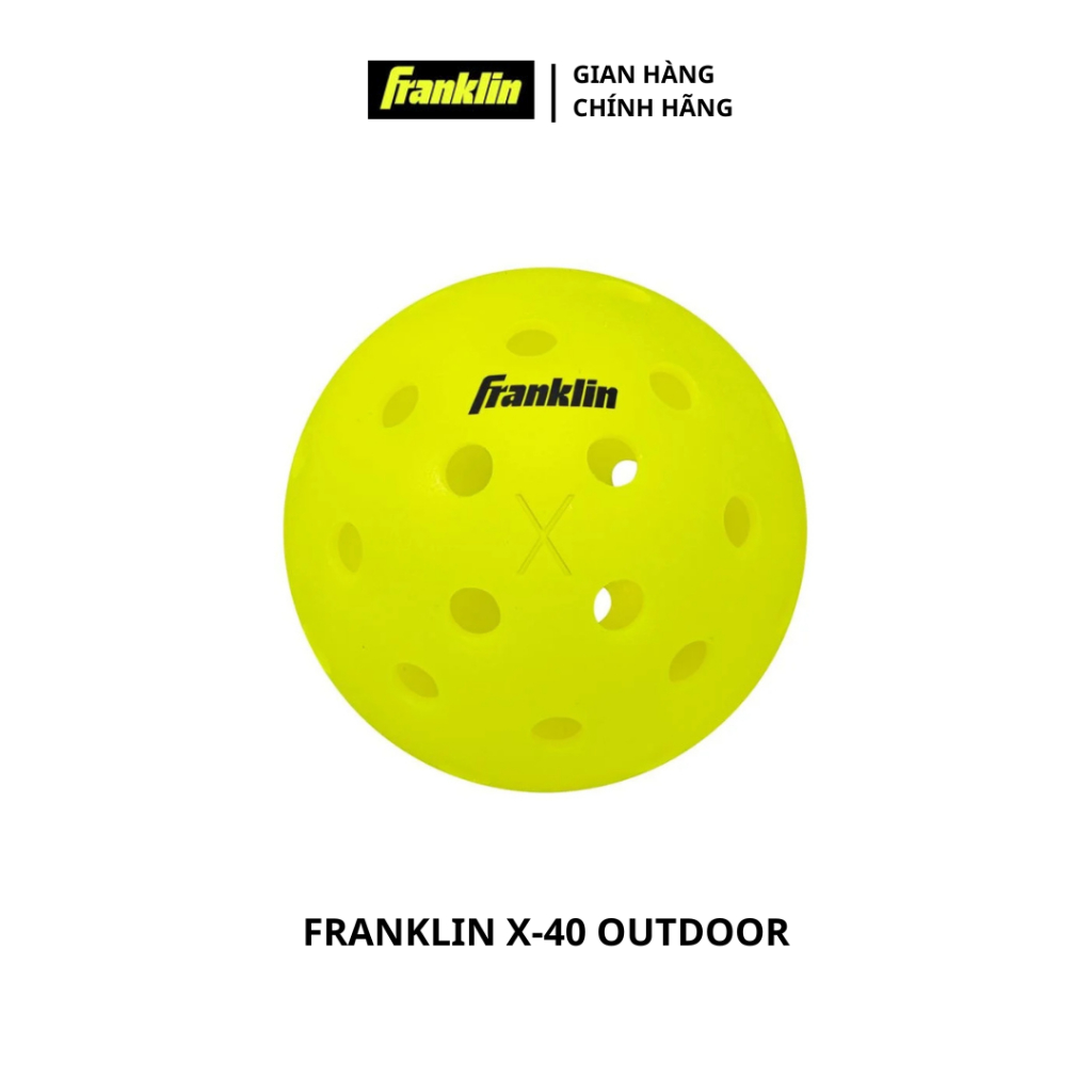 [FRANKLIN CHÍNH HÃNG] Bóng Franklin X40 chất liệu PE, độ bền cao, đường bay ổn định,74mm 26g thi đấu