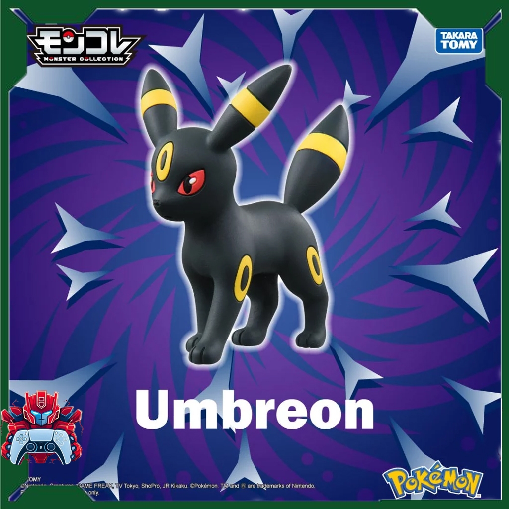 Mô hình Pokemon Eevee Tiến Hóa Hệ Bóng Tối - EX Umbreon (Blacky)  Fullbox – Chính Hãng Takara Tomy