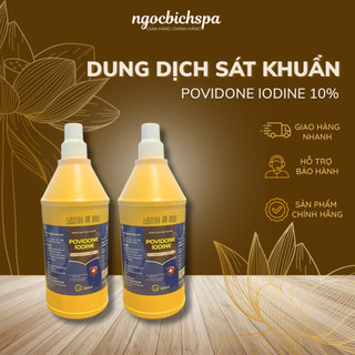 Dung Dịch Cồn Đỏ Sát Khuẩn Khử Trùng Vết Thương, Povidone Iodine 10% 500ml I NGỌC BÍCH SPA